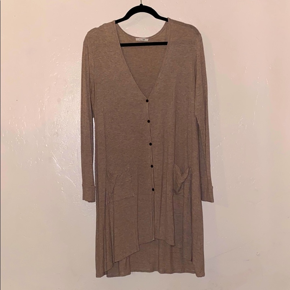 Long thin cardigan/tunic